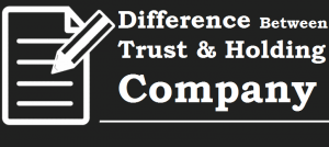 difference between trust and holding company