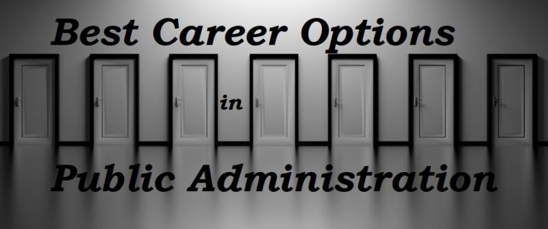 career options in public administration