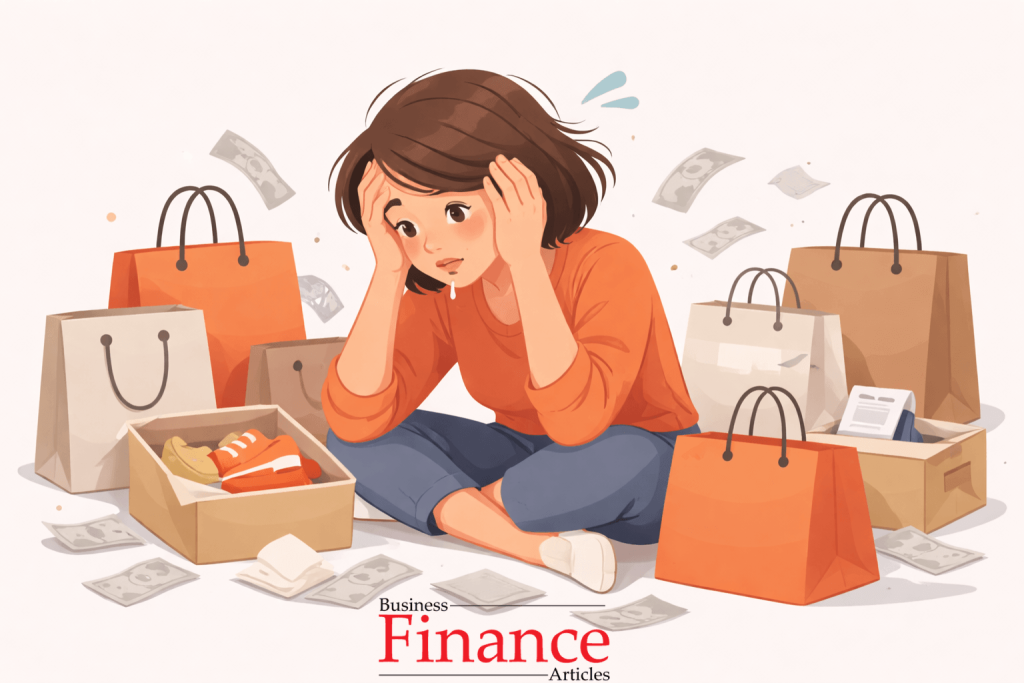 financial stress and consequences caused by impulse buying