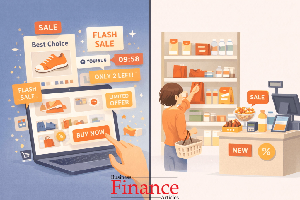 comparison between online and offline impulse buying triggers