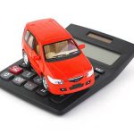 Red Car with Calculator