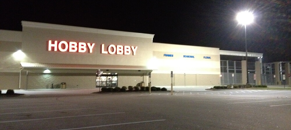 Hobby Lobby Night Time