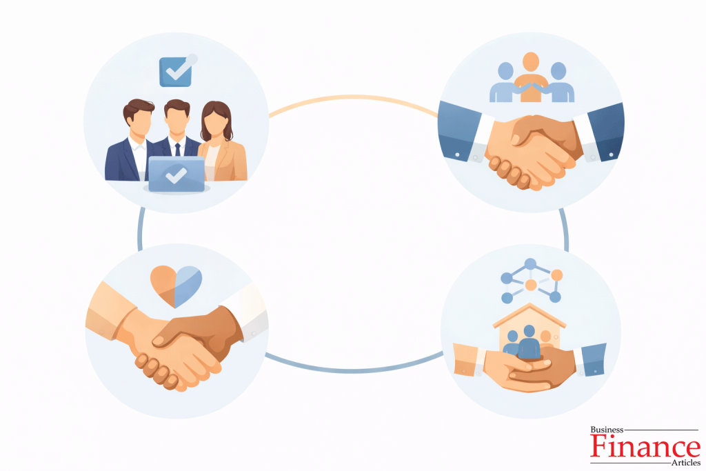 Key features of a cooperative society including democratic management and mutual help