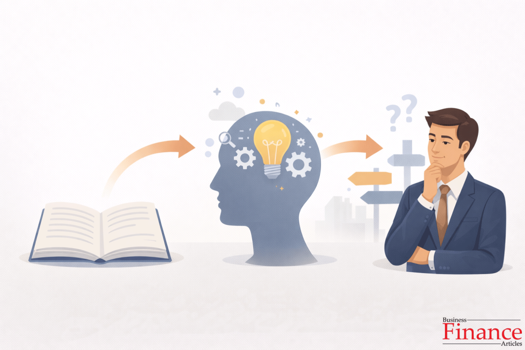 Reading leading to better thinking and decision making