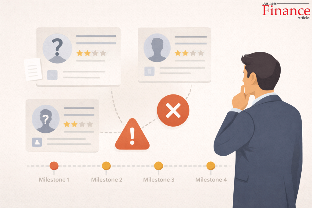 Red flags to watch for when hiring freelancers online