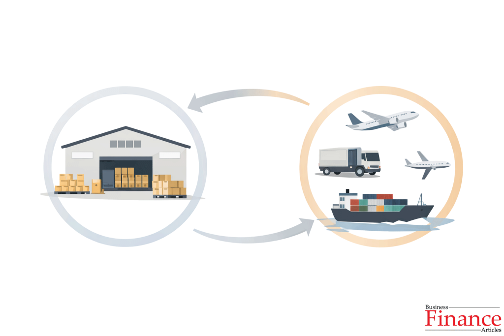 Comparison of transportation and warehousing roles in the supply chain
