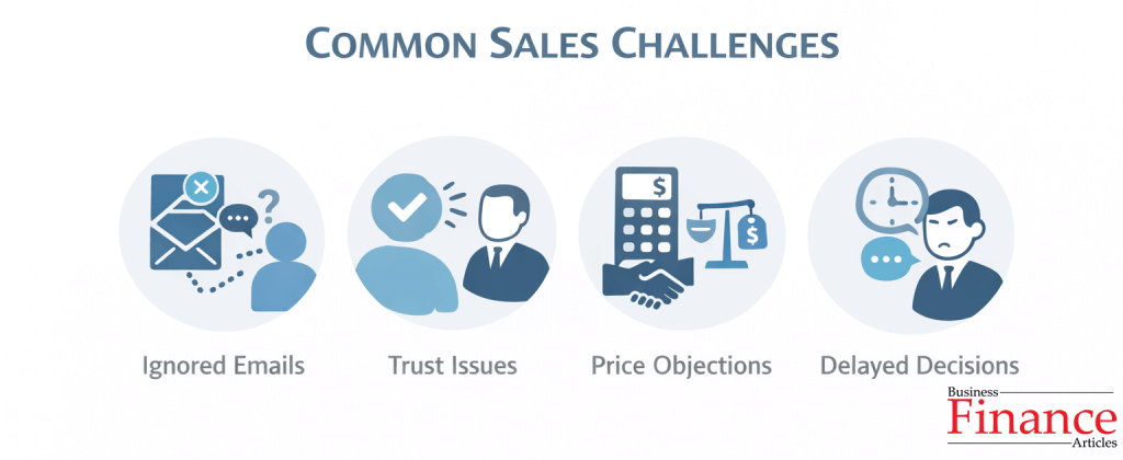 common sales challenges salespeople face during the sales process