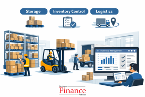 Functions of warehousing including storage, inventory control, and logistics operations
