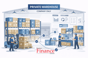 Private warehouse showing controlled storage and organized operations