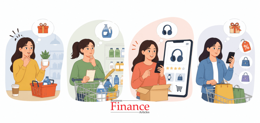 traditional impulse buying categories including pure, reminder, suggestion, and planned buying