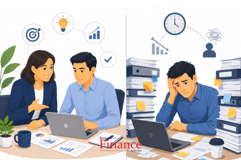 Comparison between supportive leadership and excessive employee workload.